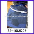 Zapato superior material flyknit zapato zapatos nuevos tejidos zapatos deportivos